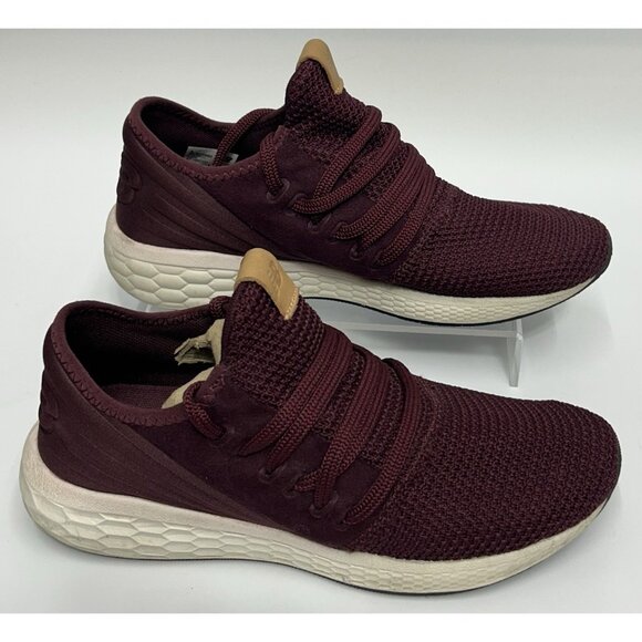 New Balance Fresh Foam Cruz V2 Womens Shoes Sneakers Size 9 Burgundy Maroon - Picture 1 of 8